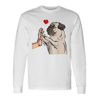 Pug Love Dog Holder  Idea Langarmshirts - Seseable De