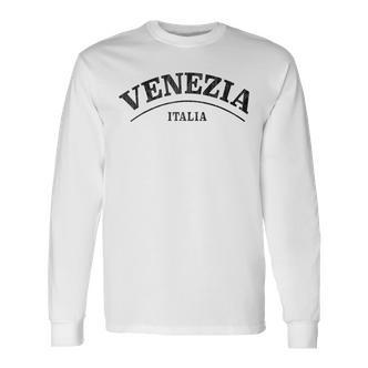 Venezia Italia Venice Italy Gray Langarmshirts - Seseable De