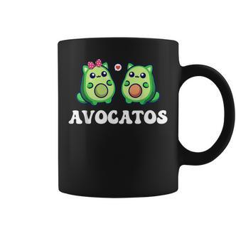 Avogato Avocado Paar Katze Kätzchenegan Avocatos Tassen - Seseable De