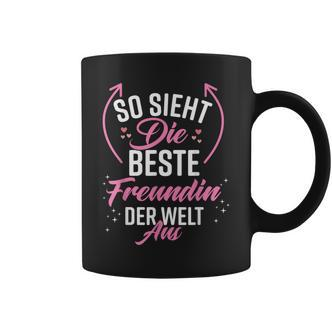 Beste Freundin Der Welt German Language Black Tassen - Seseable De