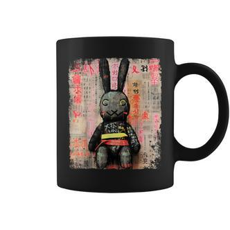 Cyberpunk Rabbit Japanese Futuristic Rabbit Samurei Tassen - Seseable De