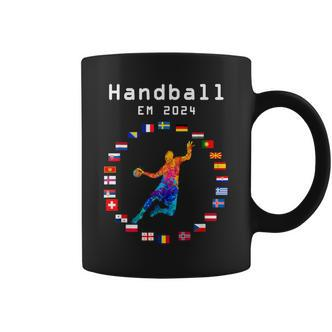 Handball Em 2024 Flag Handballer Sports Player Ball Tassen - Seseable De