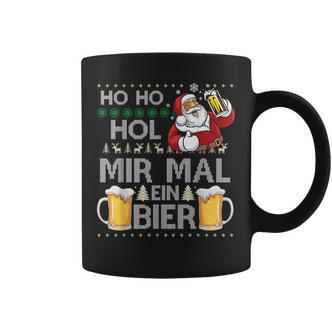 Ho Ho Hol Mir Mal Ein Bier Ugly Christmas Sweater Tassen - Seseable De