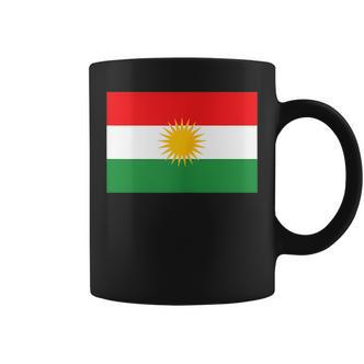Kurdish Flag Kurdin Motif Rojava Pumpdistan Colours Tassen - Seseable De
