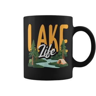 Lake Life Angeln Bootfahren Segeln Lustig Outdoor Tassen - Seseable De