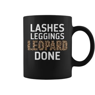 Lashes Leggings Leopard Done Lustiges Herbst Herbst Damen Tassen - Seseable De