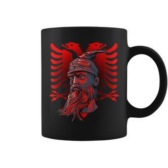 Skanderbeg Albanian National Hero Eagle Kosovo Albaner Tassen - Seseable De