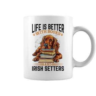 Irish Setter Hunderasse Das Leben Ist Besser Mit Büchern Und Irisch Tassen - Seseable De