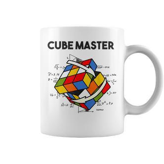 Rubik's Cube Magic Cube Retro Rubi Vintage Nerd White Tassen - Seseable De