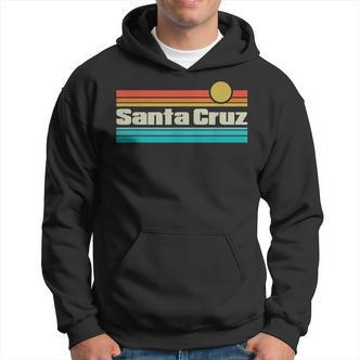70S 80S Ca Retro Sunset Santa Cruz Hoodie - Seseable De