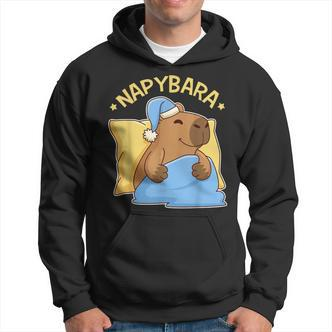Cute Nap Capybara Pyjamas Nappybara Hoodie - Seseable De