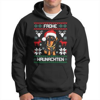 Dachshund Merry Waunachten Christmas Dog Dachshund Tecker Hoodie - Seseable De