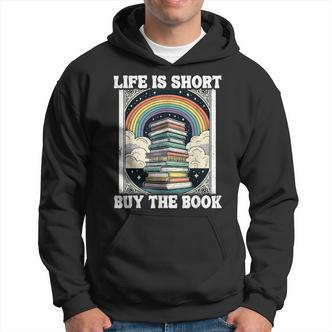 Das Leben Ist Kurz Aber Das Buch Bücher Lesen Hoodie - Seseable De