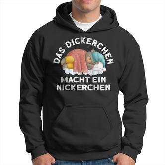 The Dickerchen Macht Ein Naperchen Bear Pyjamas Black Hoodie - Seseable De