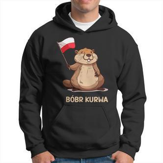 Bober Bóbr Kurwa Internet Meme Poland Flag Beaver Hoodie - Seseable De