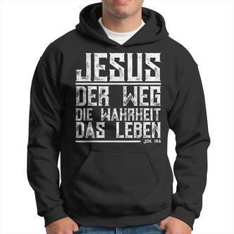 With Jesus Der Weg Die True Das Leben Hoodie - Seseable De