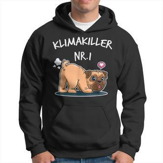 Klimakiller No 1 Cute Pug Dog Lover Hoodie - Seseable De