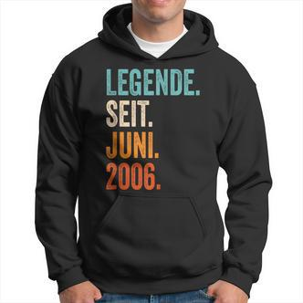 Legende Seit Juni 2006 18 Jahre Hoodie - Seseable De
