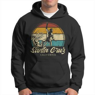 Santa Cruz City California Souvenir Vintage Retro Hoodie - Seseable De
