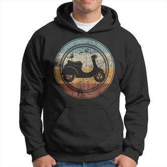 Scooter Moped I Moped Driving Vintage Retro Hoodie - Seseable De