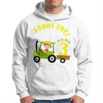 Children's Birthday Ich Bin 3 Jahre Traktor Boy Hoodie - Seseable De