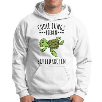 Coole Jungs Lieben Schildkröten Geschenk Hoodie - Seseable De