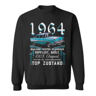1964 Jahrgang Mann Frau 60 Years 60Th Oldtimer Sweatshirt - Seseable De