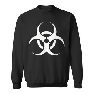 Biohazard-Symbol Herren Sweatshirt, Schwarz, Grafik-Design - Seseable De
