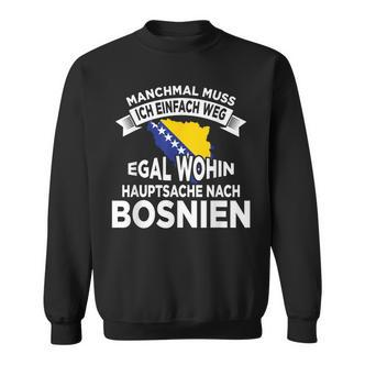 Bosnier Bosnia And Herzegovina Bosnian Flag Sweatshirt - Seseable De