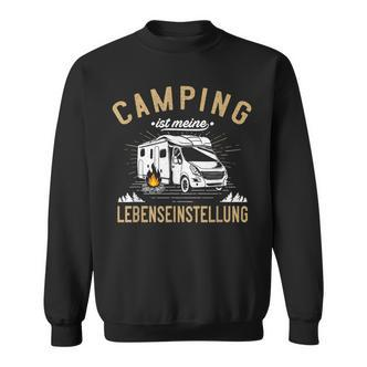 Camping Life Attitude Camper Van & Camper Sweatshirt - Seseable De