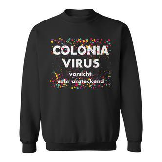Colonia Virus Carnival Costume Cologne Cologne Confetti Fancy Dress Sweatshirt - Seseable De