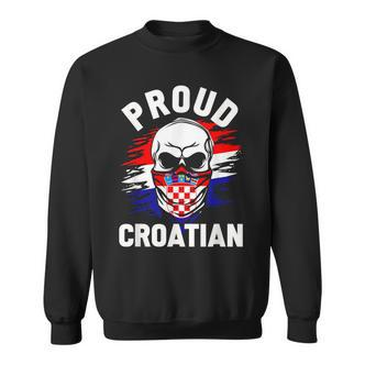 Croatia Men's Zagreb Croatia Hrvatska Black Sweatshirt - Seseable De