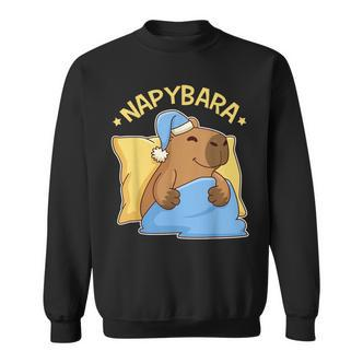 Cute Nap Capybara Pyjamas Nappybara Sweatshirt - Seseable De