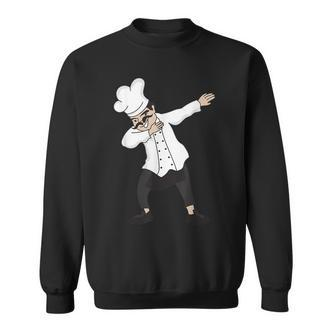 Dabbing Koch Chef Pizza Baker Chef With Chef's Hat Sweatshirt - Seseable De