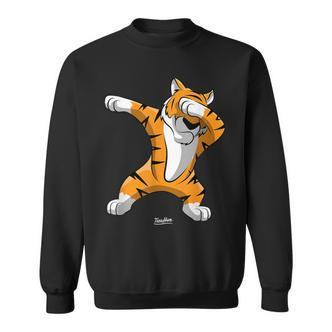 Dabbing Tiger Dab Tiger Safari Tiger Animal Sweatshirt - Seseable De