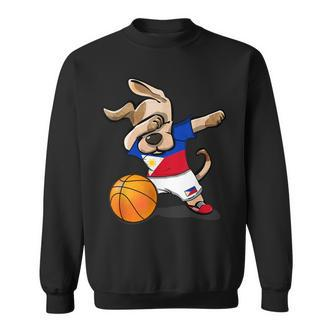 Dog Dabbing Basketball Philippines Jersey Sport Lover Sweatshirt - Seseable De