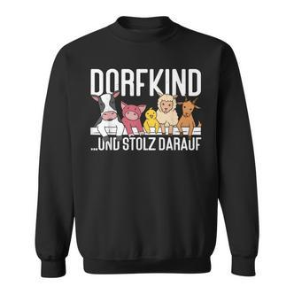 Dorfkind Und Stolz Darauf  Farmers Children's Sweatshirt - Seseable De