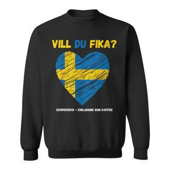 Einladung Um Kaffee Sweden Text German Language Sweatshirt - Seseable De