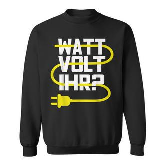 Electronic Electrician Watt Volt Her Sweatshirt - Seseable De