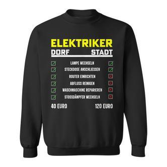 Elektrotechnik Elektroniker Handwerker Elektriker Black Sweatshirt - Seseable De