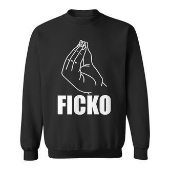 Ficko Italy Hand Sign Fun Geste Sweatshirt - Seseable De