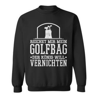 Golf Bag Golf Player Slogan Sweatshirt - Seseable De