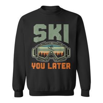 Ski Lifestyle Skiing In Winter Skier Sweatshirt - Seseable De