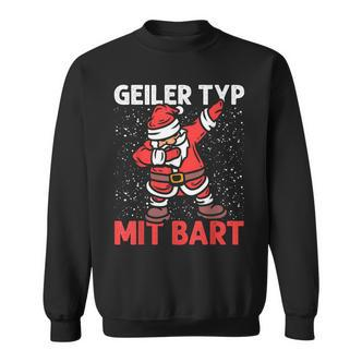 Geiler Typ Mit Beard Christmas Men's Black Sweatshirt - Seseable De