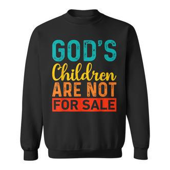 Gottes Kinder Stehen Nicht Zum Verkauf Lustig Sweatshirt - Seseable De