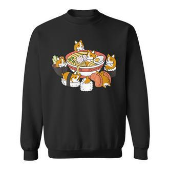 Lustiges Katzen-Ramen Sweatshirt, Cartoon-Katzen mit Nudelschüssel - Seseable De