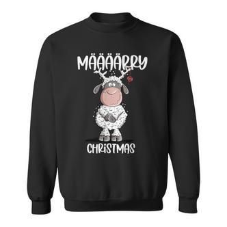 Määrry Christmas Sheep I Christmas Reindeer Sheep Sweatshirt - Seseable De
