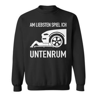 With Mechanic Screwdriver Am Liebsten Spielen Ich Untenrum Sweatshirt - Seseable De