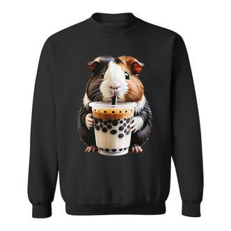Meerschweinchen Boba Bubble Milk Tea Kawaii Cute Animal Lover Sweatshirt - Seseable De