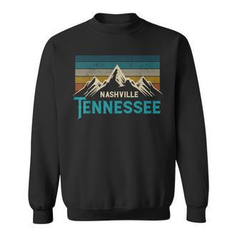 Nashville Tennesseeintage Usa America Music City Souvenir Sweatshirt - Seseable De